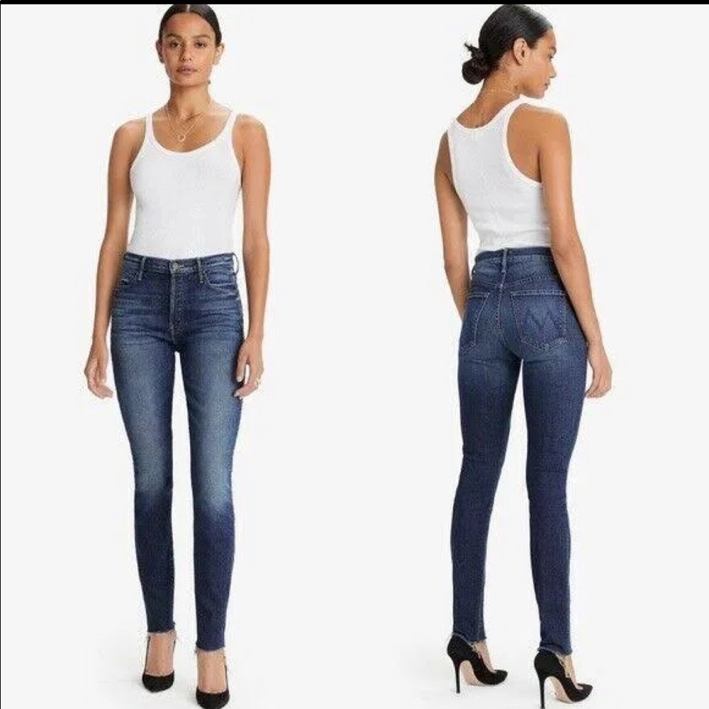 NWOT Mother The Stunner Fray jeans in Roasting Nuts